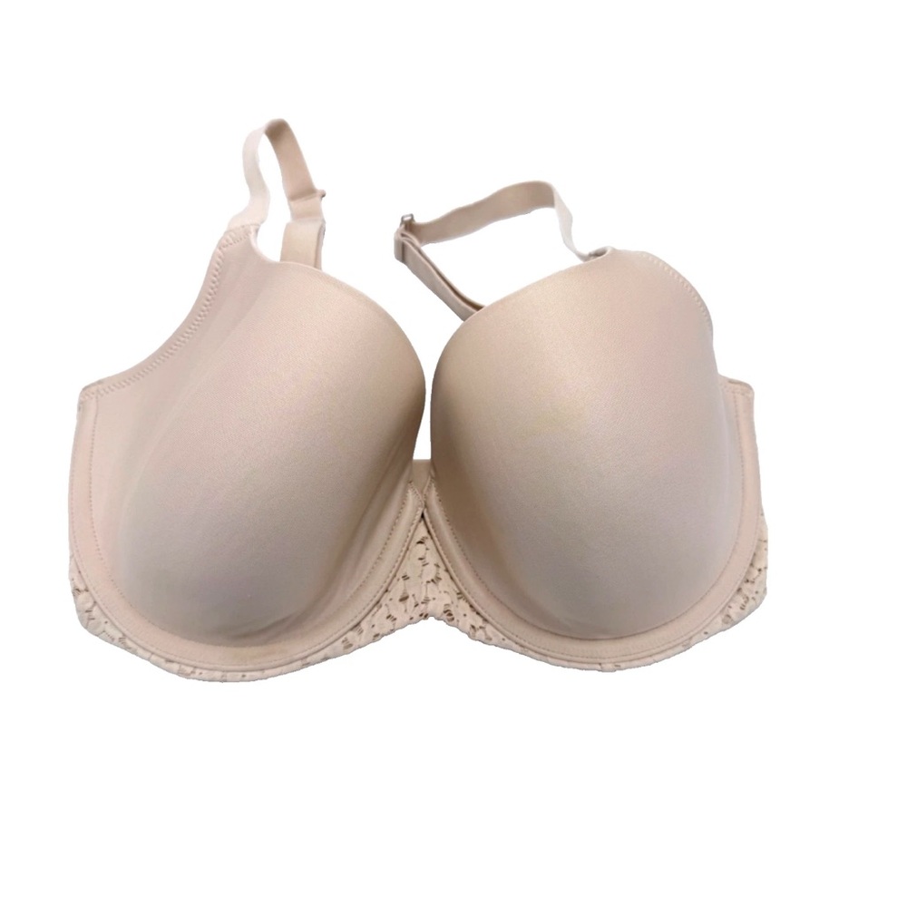 Chantelle Norah Comfort Smooth Sweetheart T-Shirt Bra - Nude Blush 30DDDD - Picture 4 of 7
